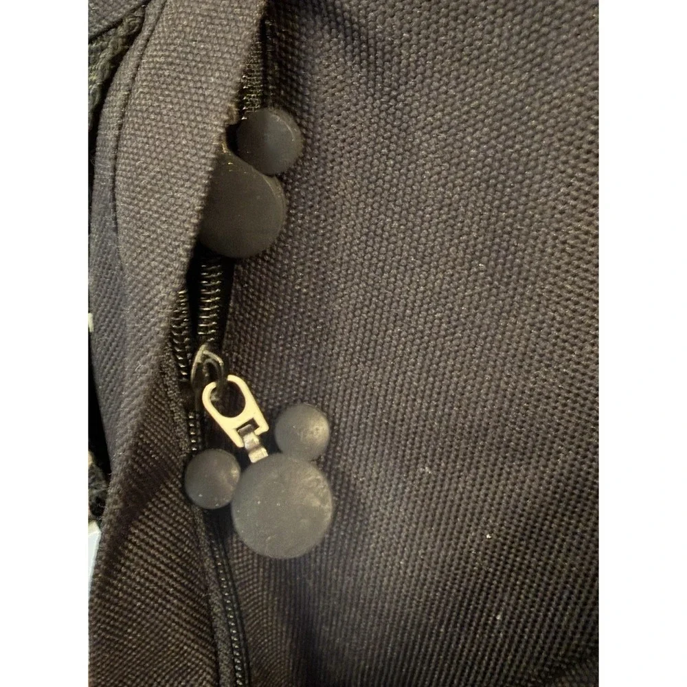 DISNEY WORLD Sling Backpack 2005 Embroidered MICKEY HAPPIEST CELEBRATION Ear Zip
